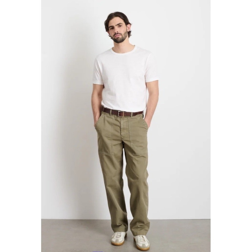 Alex Mill Field Pant In Military Green Size  L Casual Travel